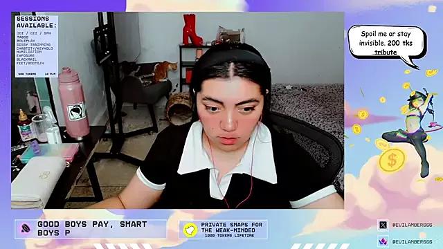 EvilAmber666 from StripChat is Freechat